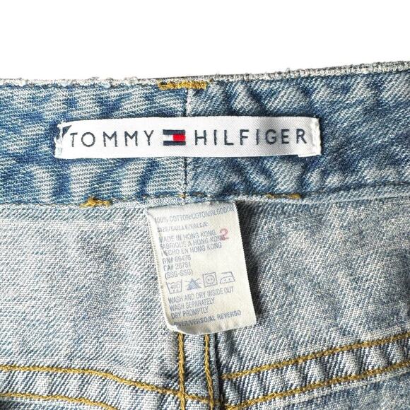 Tommy Hilfiger Vintage Y2K Button Front Denim Skirt Women’s Size 2 28” Waist - Picture 4 of 8